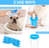 Dog Paw Cleaner, Portable Pet Cleaning Washer with Silicone Brush and 3 Absorbent Towels for Small Dogs