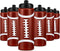 Yaomiao 12 Pcs Football Water Bottle for Boys, 20 oz Reusable BPA-Free Squeeze Water Bottles
