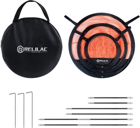Pop Up Golf Chipping Practice Net Set - Indoor/Outdoor Target Accessories to Improve Your Short Game