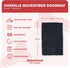 My Doggy Place Microfiber Dog Mat 18" x 24" Charcoal, Absorbent Quick-Drying Dog Paw Cleaning Mat, Non-Slip Rubber