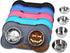 VIVAGLORY Dog Bowls, Stainless Steel Cat Puppy Water Bowls with Non-Spill Skid Resistant Silicone Mat