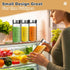 SIEROZUR Juice Bottles - 6 Pack Wide Mouth Glass Bottles with Lids for Juicing, 12oz, BPA Free