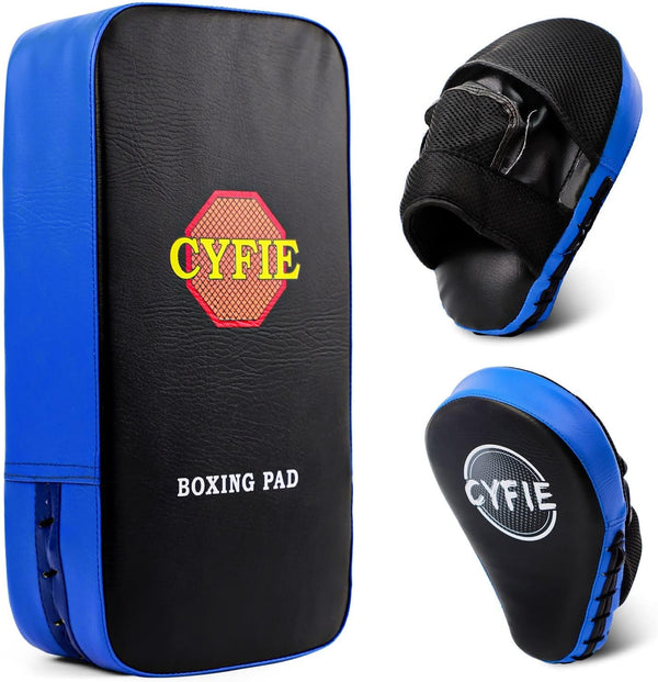 2-in-1 Boxing Pads Set, Punch Mitts & Kick Pad Combo for Kids