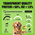 Sensrit 100% 120g (68%) Dried Chicken Slices Dog Treats - Single Ingredient Jerky, High Protein Real Chicken Breast