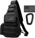 Novemkada Tactical Shoulder Bag - 1000D Molle Military Backpack Outdoor Daypack Chest Pack