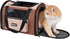 15 lbs 17.7x11.0x11.8 Inch Collapsible Small Pet Carrier for Cat with Fashion Pocket, Lightweight Sturdy Travel Carry