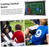 Football Dry Erase Coaching Board Aluminum Alloy Tactical Soccer Training Clipboard with Marker Pen for Coaches Sports