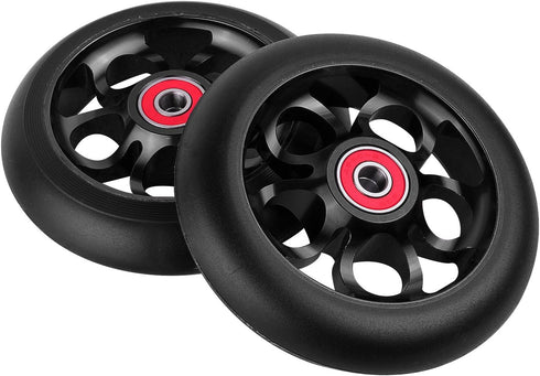 Z-FIRST 2Pcs 110mm 9 Pro Scooter Wheels with Abec Bearings Fit for MGP/Razor/Lucky Envy/Vokul Pro Scooters Replacement
