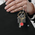 10pcs Backpack Beavorty Red Metal Number Charms Chain with Lobster Claw Clasp, Delicate Hanging Pendant for Handheld