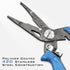 KastKing Intimidator Fishing Pliers, Corrosion Resistant Polymer Coated Tools, Tungsten Carbide Cutters for Saltwater