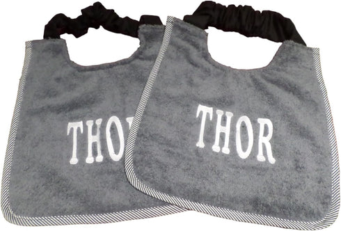 Personalized Dog Bib with Name/Nickname: Handmade, Waterproof Backing, Stylish & Comfortable - pups to Adults - Stylish