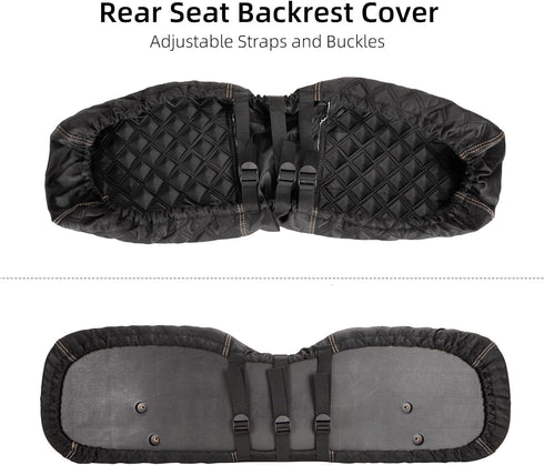 Roykaw 1680D Oxford Cloth Golf Cart Seat Covers - Universal for Aftermarket Rear Seat, Breathable