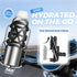 Adjustable Bike & Motorcycle Drink Holder Rotating Handlebar Cup Mount for Bicycle, Scooter, ATV & Marine Use, Secure