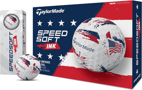 TaylorMade SpeedSoft Golf Balls, Maximum Distance with Ultra-Soft Feel, Perfect for Off