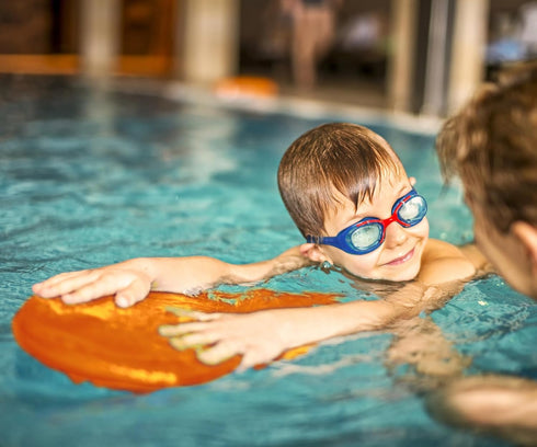 Junior Kickboard Buoy for Kids, Swimming Aid & Exercise Training Board for Youth and Toddlers, BPA Free