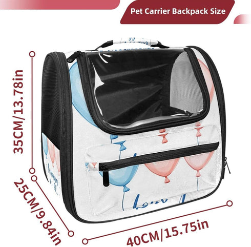 Backpack Welcome Baby Pet Cat Carrier for Kitty Small Dog, Ventilated Pet Carrier Bag for Car, Walking, Hiking