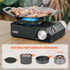 ONLYFIRE Portable Camping Stove with Carry Case, 4000W Power Butane Stove, 3 Burners for Camping, Hiking, RV Trip