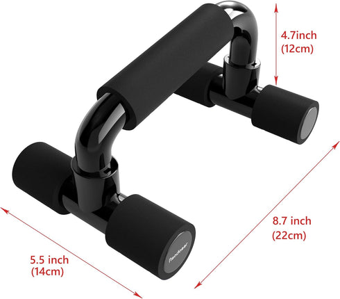 Readaeer Push Up Bars, Gym Exercise Equipment with Cushioned Foam Grip for Men & Women