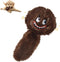PETGEEK Interactive Squeaky Dog Toy, Automatic Moving Vibrating Dog Balls with Plush