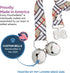 Original Handcrafted Potty Training Dog Doorbell – Excellence in Craftsmanship, One Size Fits All, Trainer-Recommended for 20+ Years, Made in USA, London Plaid