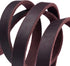 Genuine Leather Dog Leash, Heavy Duty Training Leashes for Large and Medium Dogs, 4FT / 5FT / 6FT Long, Black and Brown