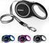 26 FT Retractable Dog Leash - Heavy Duty for Dogs up to 110lbs, One-Handed Brake, Non-Slip Handle