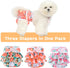 3 Pack Washable Dog Diapers Female Reusable Highly Absorbent Doggie Diaper, Flexible Doggy Diaper Female Durable