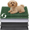 Petcozife Dog Grass Pad with Tray, 16"x20" Grass Pad for Dogs Potty with