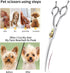Dream Reach Professional Dog Grooming Scissors Kit, JP-440C Stainless Steel, Straight, Curved, Thinning/Blending Shears
