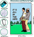 Funny Golf Towel, Printed Golf Towels with Clip, Golf Gift for Men, Birthday Gifts for Golf Fan - It's All in The HIPS