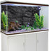 AWERT 30x18 inches Black Rock Stone Aquarium Background Vinyl for Fish Tank and Rocky Terrarium