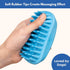 Rubber Dog Bath Brush, Silicone Pet Wash & Massage Brush for Bathing, Massaging & De-shedding