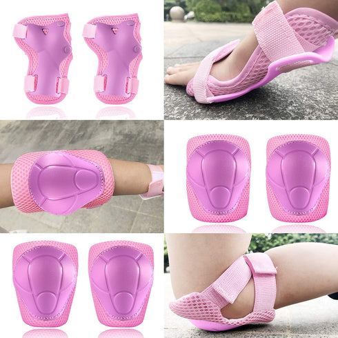 Knee Pads for Kids, Toddler Protective Gear Set with Elbow Pads and Wrist Guards, 3 in 1 for Skating Cycling Scooter