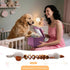 Qiiiiian Squeaky Dog Toys, Stuffed Large Dog Toys to Keep Them Busy, Interactive Plush Chew Toys with Crinkle Paper