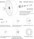 BUCATSTATE Silent Hamster Wheel, 5.5in Exercise Wheel for Gerbil, Dwarf, Syrian Hamster, Rat, Mice