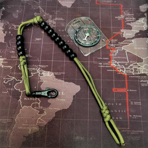 BSGB 2pcs Count Counter Counter Counter (15 inches) Ranger Pace Beads Army Ranger Pace Beads Cord Beads Distance Trail