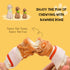 6.5" Breeds4 ASMPET Dog Treats Chews, Chicken Wrapped Rawhide Knotted Bones Dental Care Chews for Small Medium Large