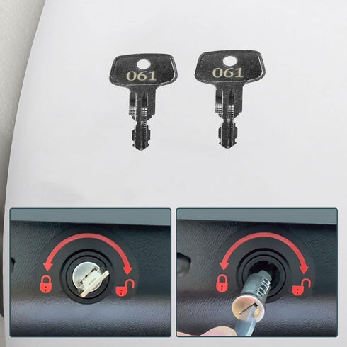 Key for Thule Key Replacement,for Roof Racks, Carriers, Crossbars Key etc,(Codes N061)
