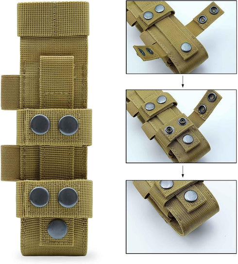 1000D Upgrade Laser Cut Molle Tourniquet Holder, Heavy Duty Tactical Molle Tourniquet Pouch Holder
