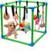 HBLEDOT Puppy Play Gym with 8 Hanging Toys, Small Dogs Indoor Jungle Gym,