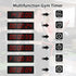 Countdown 12/24H Gym Timer Portable Gym Clock with Start/Stop Button,Interval Timers Stopwatch Timer Remote Control