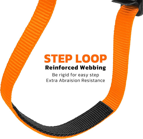 GM CLIMBING Adjustable Foot Loop Ascender Sling for Rope Ascending - Climbing Gear SRT Rope Walking