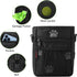 Dog Treat Pouches for Training, Large Pouch with Built-in Poop Bag Dispenser and Dog Clicker - Black Pattern