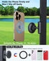 Gdncbm Holder360 16-12 Magnetic Golf Cart Phone Rotatable Anti Shake Alloy Phone Mount Compatible with Mag-Safe iPhone