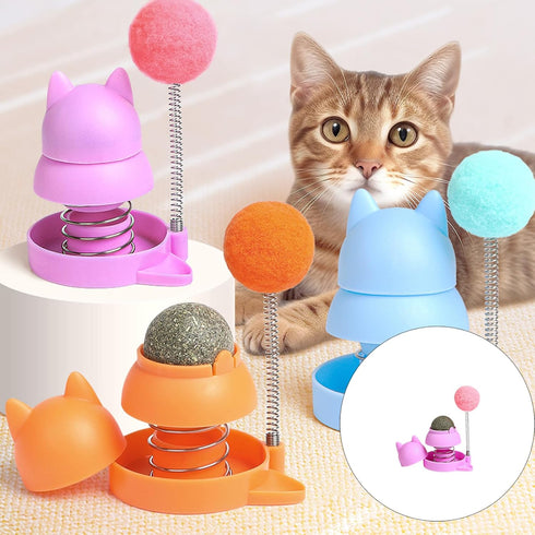 NIHUIFA Spring Puss Toy with for Indoor Play Entertainment Kittens