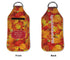 Custom Fall Leaves Hand Sanitizer & Keychain Holder - Large