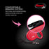 FLEXI New Classic Retractable Dog Leash (Tape), 10 ft, Extra Small, Red, Ergonomic, Durable, Tangle Free for Dogs