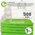 (500 (500 Cat Litter Waste Bags Biodegradable ct., Green) Bulk Dog Poop Bags with Easy Tie Handles Earth-Friendly