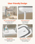 2 1 VEVOR Dog Bathtub, Elevated Dog Bath Tub, in Collapsible Pet Bathing Grooming Wash Station, Portable Foldable