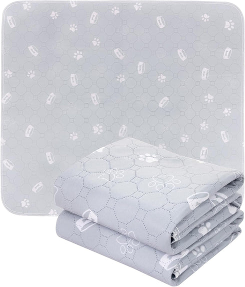 LINDOPTWS Washable Puppy Pads - Reusable, Ultra Absorbent & Leak-Proof Pee Pads for